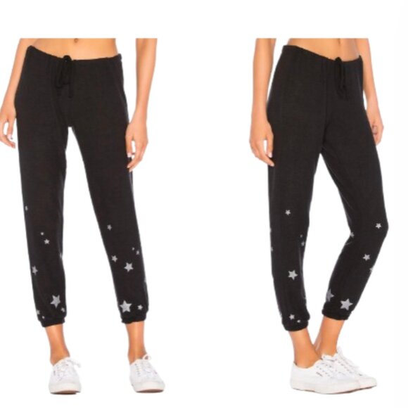Chaser Pants - Chaser Starry Night Jogger Pants in Black Size Medium - NWOT
